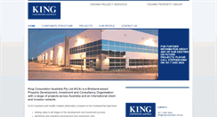 Desktop Screenshot of kingcorporation.com.au